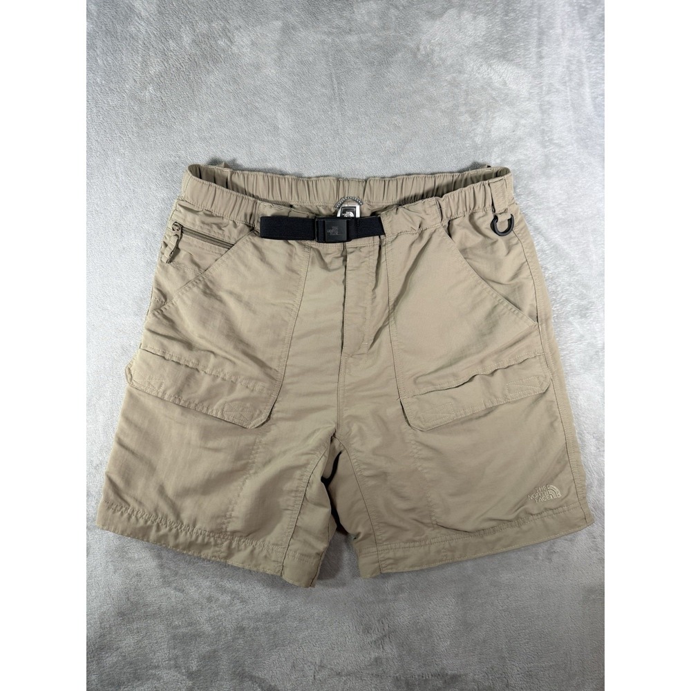 The North Face Shorts Men's Large Tan Paramount Peak Nylon Belted Cargo Hiking